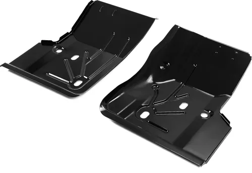 Miniatura 10 de KUAFU Bandeja de piso delantera compatible con Jeep TJ Wrangler 1997-2006 Par plateado Tono plata
