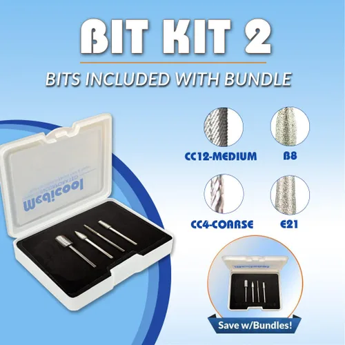 Miniatura 3 de Medicool Paquete de 2 archivos eléctricos Pro Power 520 + kit de brocas PP520+FBK2