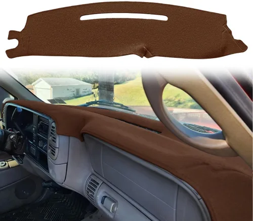 Miniatura 15 de Tapete de Cubierta del Tablero Compatible con GMC Sierra/Chevy Chevrolet Silverado 1999-2006 1500 2500 3500 HD, 2000-2006 GMC Yukon/Yukon XL/Chevy