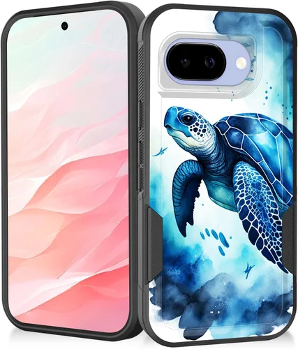 Miniatura 19 de Funda para Pixel 7a, resistente de doble capa híbrida de policarbonato duro de goma suave a prueba de golpes para Google Pixel 7A 6.1 pulgadas