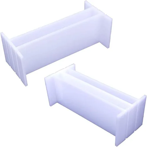 Miniatura 4 de JOONOR Divisores de molde de jabón de silicona para pan de 8 pulgadas, tablero de división de acrílico, rectangular, blanco, herramienta de Color 3
