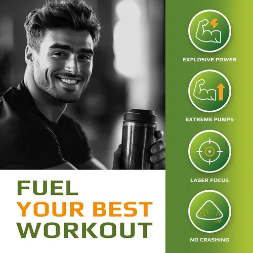 Miniatura 3 de MFL Muscle Xplosion Pre-entrenamiento 0 azúcar endulzado con stevia totalmente natural 60 porciones (limonada)