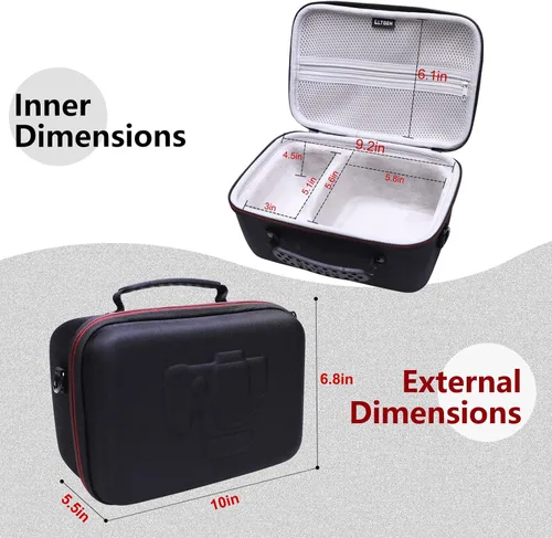 Miniatura 2 de LTGEM - Funda rígida de EVA para cámara digital Panasonic LUMIX FZ80 4K - Bolsa protectora de viaje para almacenamiento