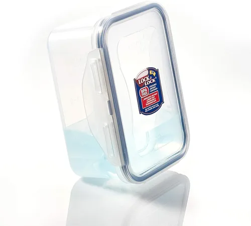Miniatura 11 de LocknLock Easy Essentials - Tapas de almacenamiento de alimentos, recipientes herméticos, apilables, sin BPA, 6 piezas, transparente