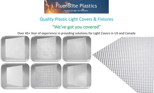 Miniatura 8 de Fluorolite Plastics - Paneles prismáticos prismáticos de acrílico transparente de iluminación fluorescente y LED, paquete de 4 unidades de 22 x 46