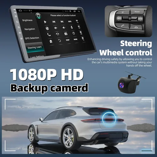 Miniatura 6 de Estéreo de coche 2G+64G para Ford F150 2009 2010 2011 2012 Android 13 inalámbrico Carplay/Auto/Mirror Link, 9 pulgadas HD pantalla táctil Radio