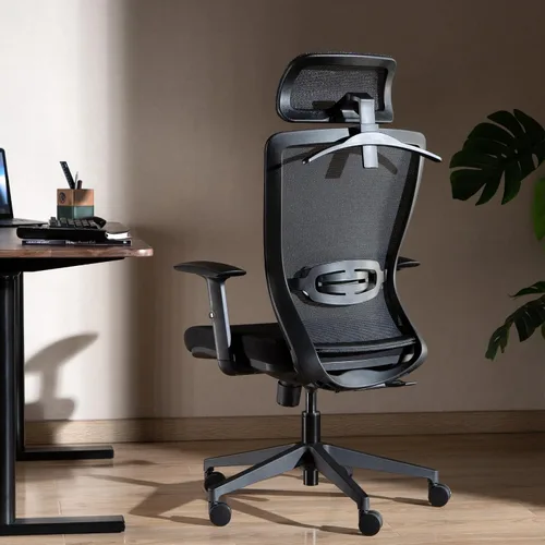 Miniatura 2 de Progressive Desk Ergo Glyder - Silla de aire ergonómica de malla de malla con brazos ajustables y reposacabezas - Silla de computadora con postura