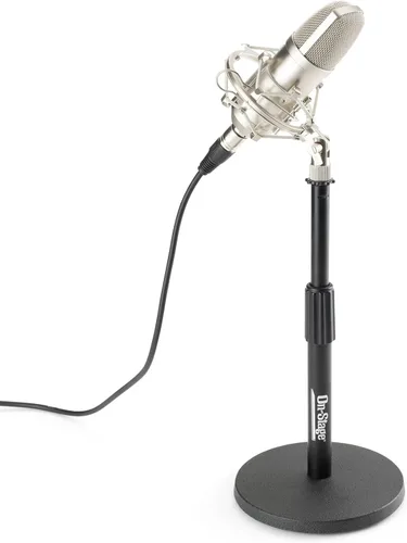Miniatura 4 de Soporte ajustable OnStage de mesa para micrófono, Negro