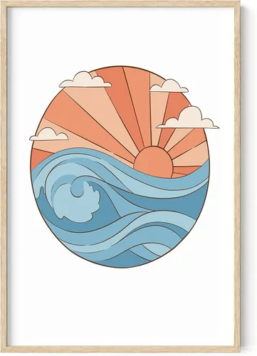 Miniatura 61 de HAUS AND HUES Arte de surf y cuadros de playa, póster de palmeras de California, arte de pared de palmeras de California, arte de pared de surf