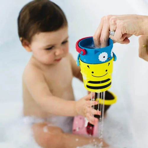 Miniatura 3 de Cubetas Skip Hop Zoo para juego durante el baño de niños, apilables, varios diseños Árbol