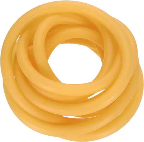 uxcell Tubo de goma de látex natural, 1/4 pulgadas de diámetro interior x 3/8 pulgadas de diámetro exterior de 9.8 pies, manguera de goma elástica