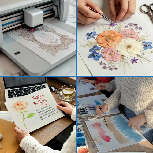 Miniatura 5 de KOVIEDE 100 hojas de papel de acuarela de 8.5 x 11 pulgadas, 102 libras/230 GSM, papel de práctica de prensa en frío para estudiantes