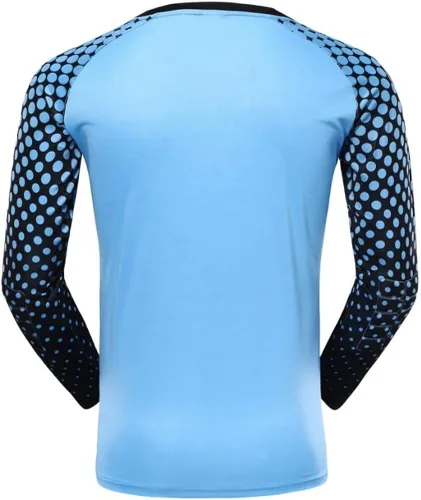 Miniatura 3 de Jared's Athletic Wear Camiseta acolchada de portero juvenil Fútbol, Fútbol, Fútbol (azul claro)