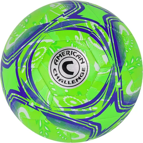 Miniatura 11 de American Challenge Balón de fútbol Paisley – Pelotas de fútbol de tamaño oficial 3, 4 y 5 para jóvenes y adultos – Pelota de entrenamiento duradera