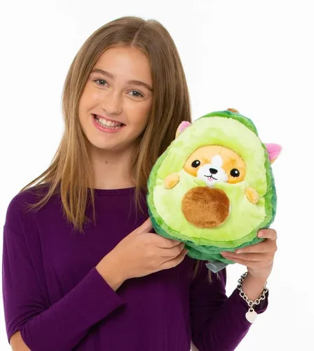 Miniatura 4 de Squishable - Undercover Corgi in Avocado - Colección Undercovers - 7 pulgadas - Peluche coleccionable de peluche