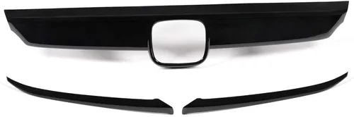 Miniatura 10 de Parrilla delantera superior e inferior cromada compatible con Honda CR-V 2007 2008 2009