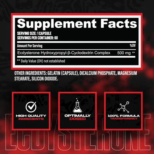 Miniatura 4 de Huge Supplements Suplemento de Ecdysterone, constructor muscular natural para hombres, 1000 mg beta ecdysterone por porción, dosificado óptimamente