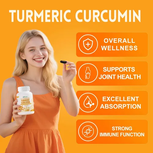Miniatura 5 de inGreens Suplemento de cúrcuma de 2275 mg, 95% de curcumina, curcumina liposomal para una mejor absorción, suplemento de curcumina para apoyo