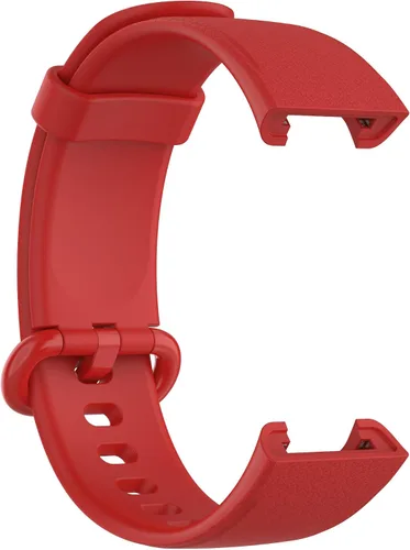 Miniatura 4 de Senter Correas de repuesto de goma suave premium de liberación rápida para Xiaomi MI Watch Lite/Redmi Watch Smart Watch Rojo