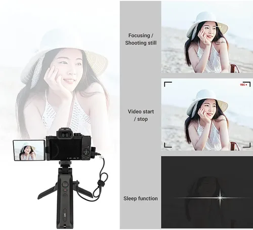 Miniatura 4 de Agarre de disparo de mano y mini trípode para reemplazar Panasonic DMW-SHGR1 Selfie Grip y control remoto para Panasonic G100 G110 G9 GH7 GH6 GH5