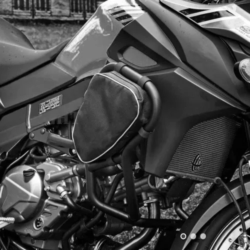 Miniatura 3 de Para V-Strom 650 DL650 DL1000 VSTROM650 VSTROM1000 Accesorios Moto Marcos Crash Bars Bumper Impermeable Bolsa Reparación Herramienta Bolsas