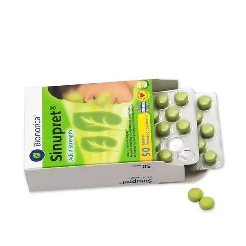 Miniatura 3 de Sinupret Adulto Strength Sinusal + Apoyo Inmunitario Todo Natural, De Acción Rápida Hierbas Pasaje Nasal Y Suplemento De Impulso De La Inmunidad Con