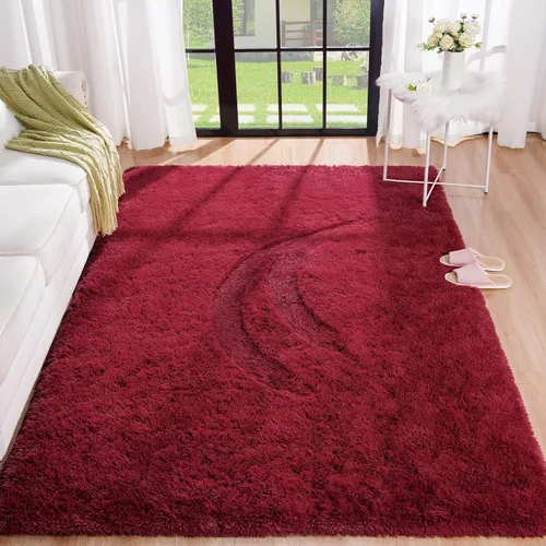 Miniatura 61 de BENRON Alfombras de pasillo esponjosas de 2 x 4 pies, suaves y largas para dormitorio, pasillo, entrada, cocina, alfombra lavable para decoración