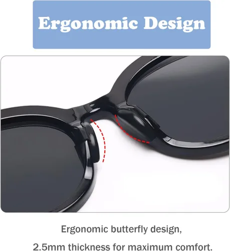 Miniatura 3 de Almohadillas para la nariz para gafas, almohadillas adhesivas de silicona antideslizantes para la nariz, 0.098 pulgadas de grosor