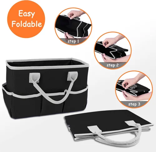 Miniatura 6 de ZKOO Organizador de Almacenamiento de Suministros de Arte Caddy, Bolsas de Transporte para Manualidades con Bolsillos para Organización de Álbumes