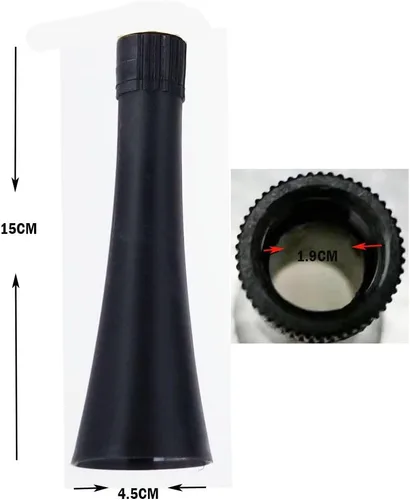 Miniatura 3 de BIAOMEI Pieza de repuesto de fábrica genuina de cono de goma de plástico para pistola de limpieza de coche negro z-020 y herramienta de soplado