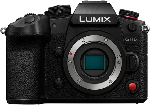 Miniatura 2 de Panasonic Cámara sin espejo Lumix GH6 (DC-GH6BODY) + tarjeta SD Sony de 64 GB + lector de tarjetas + funda + trípode flexible + correa de mano +