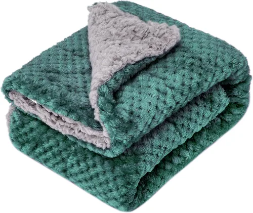 Miniatura 73 de Manta o manta mullida para bebé, suave, cálida y acogedora manta de vellón coral para niños pequeños, bebés o recién nacidos, para cuna, cochecito