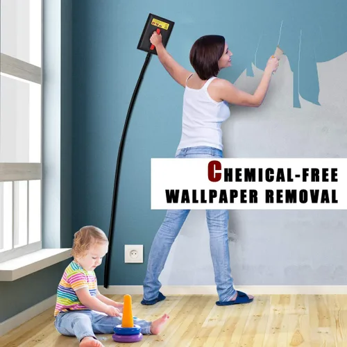 Miniatura 7 de Moccha - Pelacapeles, limpiador sin productos químicos con largo tiempo de funcionamiento, incluye 2 asas, herramienta de vapor portátil para papel