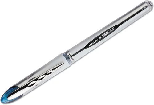 Uni-ball 61232 VISION ELITE - Bolígrafo impermeable con punta de bola, tinta azul/negra, negrita