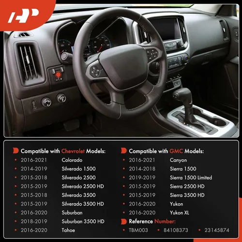 Miniatura 3 de Interruptor de control de freno de remolque A-Premium 84108373 - Compatible con 2014-2021 Chevy Colorado, Silverado, Tahoe, Suburban y GMC Sierra