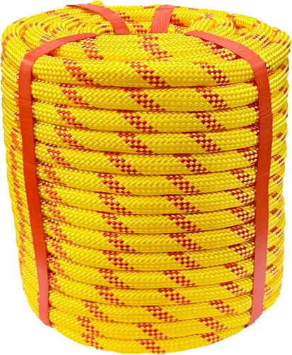Miniatura 9 de Cuerda de Aparejo para Arborista Cuerda de Toro (1/2 pulgada x 150 pies) Cuerda de Arborista Trenzada de Poliéster de 48 Hebras para Diversas