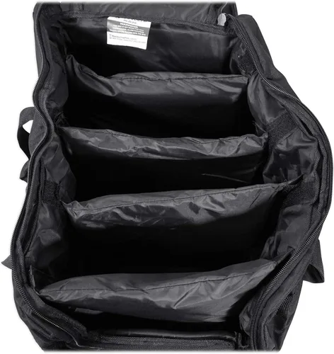 Miniatura 8 de Rockville RockWedge LED Bundle: (10) luces par inalámbricas DMX recargables RGBWA UV de 54 W, (2) bolsas de viaje acolchadas RLB30 para luces