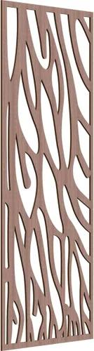 Miniatura 157 de 9 3/8"W x 24 3/8"H x 1/4"T Bristol Decorativos Paneles de Pared de Madera Calado, Cereza