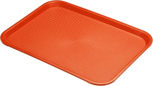 Miniatura 13 de PATIKIL Bandeja de comida rápida de 13.7 x 10.6, bandeja rectangular multiusos reutilizable de plástico PP para restaurante, cocina en casa