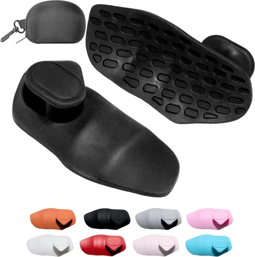 Miniatura 19 de Agarres de silicona para levantamiento de pesas, guantes de entrenamiento alternativos para hombres, agarre antideslizante para entrenamiento
