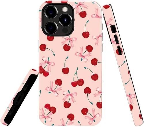 Miniatura 10 de Funda TnXee Compatible con iPhone 11, Funda Híbrida Brillante de 2 Capas para Prevenir Caídas para Niñas y Niños, Aspecto Bonito con Flores Salvajes