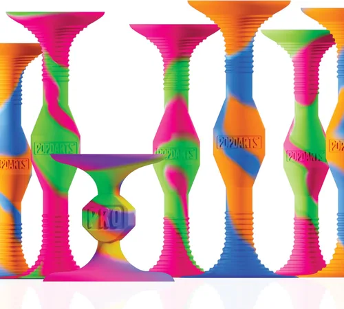 Miniatura 10 de Popdarts - Juego de lanzamiento de ventosas para interiores y exteriores con marcador de objetivo Rizzle – Competencia con un pop, paquete