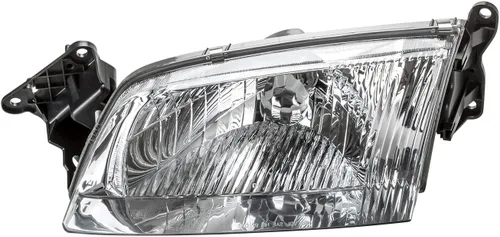 ALLIGATOR AUTO LIGHTS Repuesto para Mazda 626 LX, ES 2000 2001 2002 compatible con DOT/SAE, conjunto de faros delanteros halógenos con bombillas,