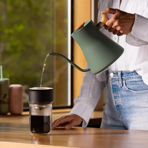 Miniatura 5 de Fellow Stagg EKG Pro Hervidor Eléctrico de Cuello de Cisne - Para Café y Té Vertido, Calentamiento Rápido, Control Preciso de Temperatura, Verde