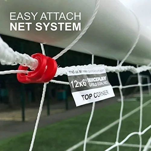 Miniatura 7 de Q-Fold - Arco de fútbol plegable de 30 segundos para patio trasero un solo arco la mejor red de fútbol resistente a la intemperie para niños