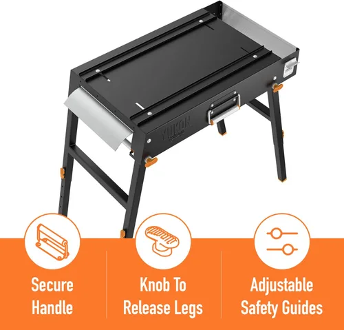 Miniatura 6 de Yukon Glory™ Mesa de Parrilla Portátil Universal/Soporte de Planchas de Parrilla Plana con Caddy Integrado - Diseñado para Adaptarse a la Plancha