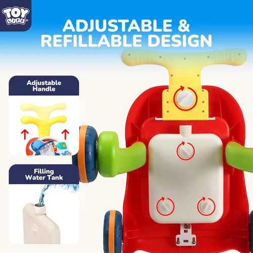 Miniatura 6 de TOY Life 3 en 1 Andador de bebé con centro de actividades, andador de sentarse a pararse para bebés de 6 a 12 meses, juguetes de caminar para bebés