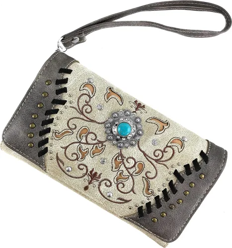 Miniatura 2 de Zelris Spring Bloom Western Concho - Cartera cruzada para mujer