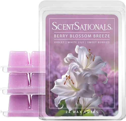 Miniatura 6 de ScentSationals Honeysuckle Nectar - Cera perfumada para derretir – Madreselva, enredaderas verdes y flor de azahar, 10 onzas (24 cubos)