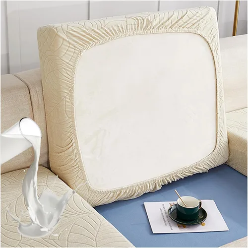 Fundas de cojín para asiento de sofá, impermeables, de alta elasticidad, universal, elástica, fundas de cojín de repuesto para cojines individuales